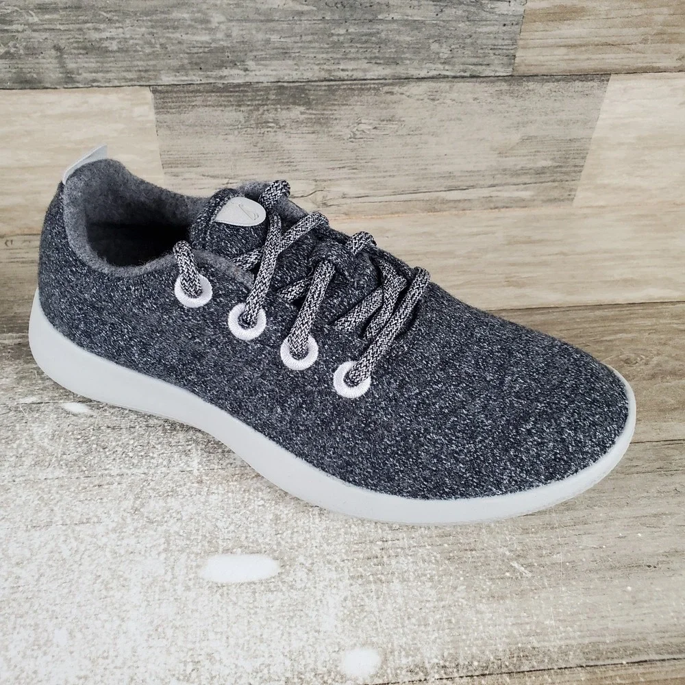 Allbirds Wool Runners Womens Shoes Sz 6 Natural Gray Comfort Lace-Up‎ Sneakers